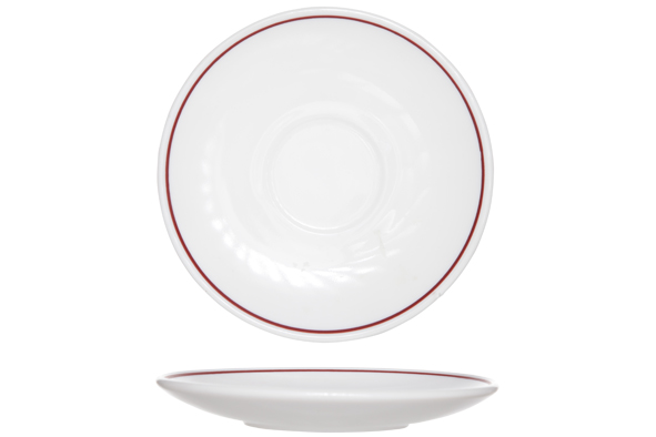 Arcoroc bordeaux - Untertasse 14cm